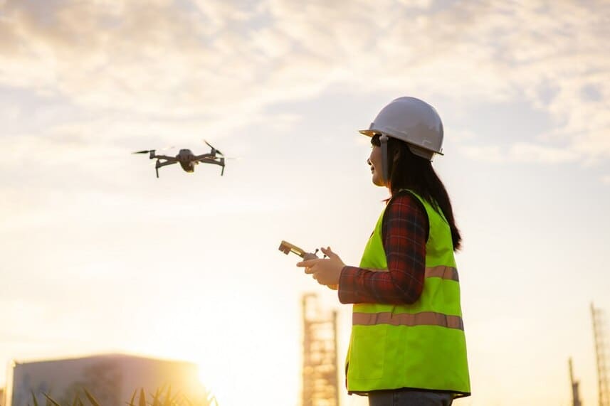 drones na construção civil