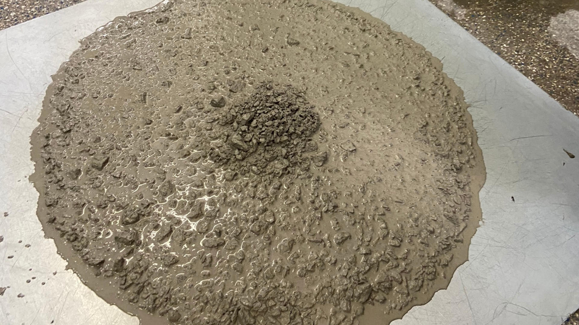 Segregação do concreto plástico